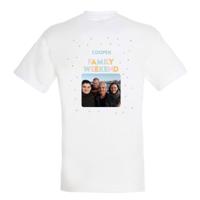 T-shirt voor mannen bedrukken - Wit - XL - thumbnail