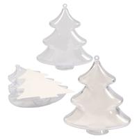 Creativ Company 52151 kerstornament Kerstboomversiering Kunststof Transparant 5 stuk(s) - thumbnail