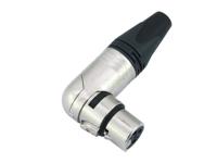 Neutrik NC3FRX XLR-connector Bus, haaks Aantal polen: 3 Zilver 1 stuk(s) - thumbnail