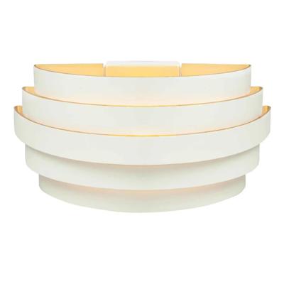Highlight Design wandlampScudo wit met goud 25cm - W3641.00