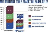 Brilliant Tools BT013112 BT013112 Ringsleutel met ratelset Sleutelbreedte (metrisch) 8 - 53 mm - thumbnail