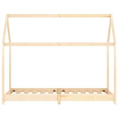 Kinderbedframe massief grenenhout 90x200 cm
