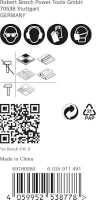 Bosch Accessories EXPERT MultiConstruction HEX-9 2608900584 Multifunctionele boorset 3-delig 5 mm, 6 mm, 8 mm Zeskant schacht 3 stuk(s) - thumbnail