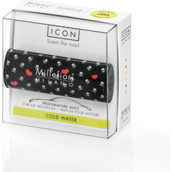 Millefiori Icon car 03 Cold Water- Cuori E Fiori autoparfum