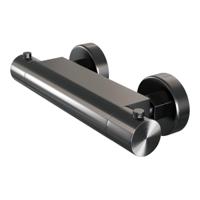 Brauer Gunmetal Edition - Opbouw Douche Thermostaatkraan - Gunmetal Geborsteld PVD - thumbnail