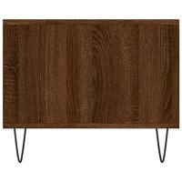 Salontafel 90x50x40 cm bewerkt hout bruineikenkleurig - thumbnail