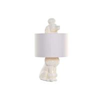 Bureaulamp Home ESPRIT Wit Gouden 50 W 220 V - thumbnail