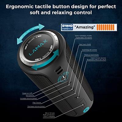 Lamax Sounder2 30W 360° Bluetooth luidspreker Meerdere kleuren Lamax Sounder2 30W 360° Bluetooth luidspreker Meerdere kleuren