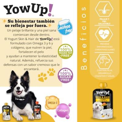 Natvoer YowUp Skin and Hair Zalm 10 Stuks 10 x 115 g