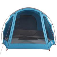 Kampeertent 6-persoons waterdicht blauw - thumbnail