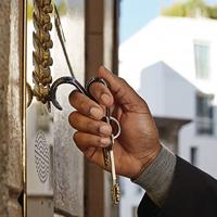 Alessi STAYSAFE sleutelring zwart - thumbnail