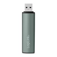 LogiLink UA0395 USB 3.2 Gen 2-hub Met aluminium behuizing, Met status-LEDs Space grijs - thumbnail