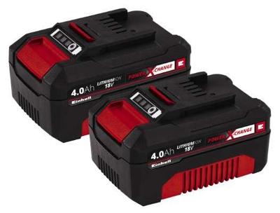 Einhell 4511489 PXC-Twinpack 4 Ah Power X-Change Gereedschapsaccu 18 V 4 Ah Li-ion Einhell 4511489 PXC-Twinpack 4 Ah Power X-Change Gereedschapsaccu 18 V 4 Ah Li-ion
