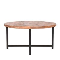 LABEL51 Salontafel Dex - Rough - Mangohout - 80 cm - Rond - thumbnail