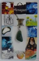 Hanger gezondheidssteen mosagaat 1 Stuks - thumbnail