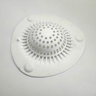 Siliconen keuken wastafel zeef badkamer haar catcher (wit)