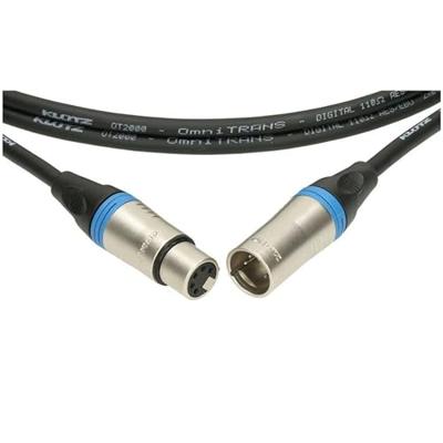 Klotz PD2-5XK22A010.0 Flexibele DMX-kabel met XLR-connectoren 10 meter