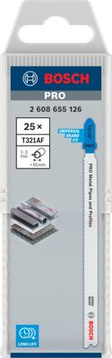 Bosch Accessoires PRO Metal Pipes and Profiles T321AF decoupeerzaagblad | 132 mm | 25 stuks - 2608655126 Bosch Accessoires PRO Metal Pipes and Profiles T321AF decoupeerzaagblad | 132 mm | 25 stuks - 2608655126