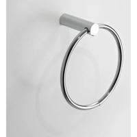 Flora Handdoekring Chroom Aqua Splash - thumbnail