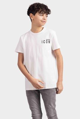 Dsquared2 Icon Maglietta T-Shirt Kids Wit - Maat 140 - Kleur: Wit | Soccerfanshop