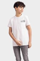 Dsquared2 Icon Maglietta T-Shirt Kids Wit - Maat 140 - Kleur: Wit | Soccerfanshop - thumbnail