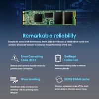Transcend 830S SATA M.2 SSD 2280 harde schijf 512 GB M.2 SATA 6 Gb/s - thumbnail