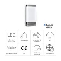 Steinel 068714 LED AUSSENLEUCHTE L 271 DIGI C ANT LED-buitenlamp (wand) LED LED vast ingebouwd 6.6 W Antraciet - thumbnail