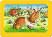 Ravensburger legpuzzel mijn dierenvriendjes, 3x6st. - thumbnail