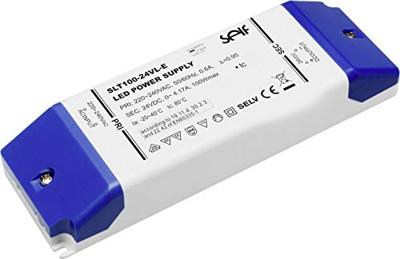 Self Electronics SLT100-24VL-E LED-transformator Constante spanning 100 W 0 - 4.17 A 24 V/DC Niet dimbaar, Geschikt voor meubels, Overbelastingsbescherming 1 Self Electronics SLT100-24VL-E LED-transformator Constante spanning 100 W 0 - 4.17 A 24 V/DC Niet dimbaar, Geschikt voor meubels, Overbelastingsbescherming 1