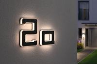 Paulmann 94650 Solar Hausnummer a Huisnummerlamp op zonne-energie Energielabel: A (A - G) Warmwit Zwart - thumbnail