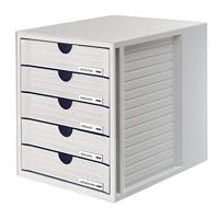 HAN Systembox 1450-11 Ladebox Lichtgrijs DIN A4, DIN C4 Aantal lades: 5 - thumbnail