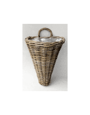 Mand Balkonmand l30b18h16cm grijs Van der Leeden - Van der leeden