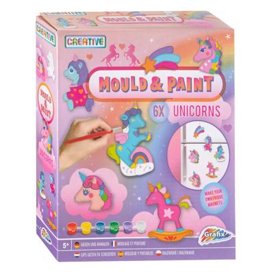 Grafix Gips gieten en schilderen - eenhoorn