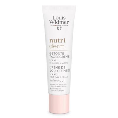 Louis Widmer Nutriderm Getinte Dagcrème Uv 20 Naturel 01 Met Parfum 30ml