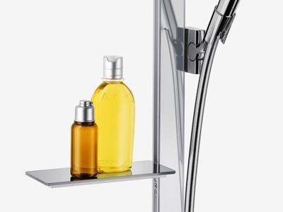 Hansgrohe Raindance Select S doucheset 120 3jet met Unica'E glijstang 150 cm, chroom Hansgrohe Raindance Select S doucheset 120 3jet met Unica'E glijstang 150 cm, chroom