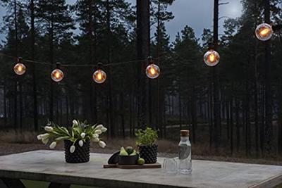 Konstsmide Party retro lichtsnoer 10 lampen warm wit - thumbnail