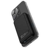 MOJOGEAR NovaMag All-in-1 Powerbank 10.000 mAh - Draadloos Qi2 & ingebouwde kabels - Zwart - thumbnail