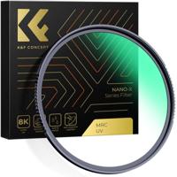 K&F Concept UV filter Nano X 72mm met waterafstotende en krasbestendige coating - thumbnail