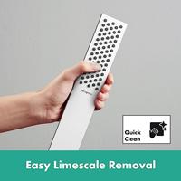 Hansgrohe Tecturis E 3-gats ééngreeps badrandmengkraan met sBox, mat wit - thumbnail