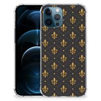 iPhone 12 | 12 Pro Doorzichtige Silicone Hoesje Franse Lelie - thumbnail