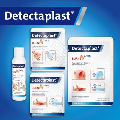 Detectaplast Burn Care Kit, volledig Eerstehulp uitrusting bij brandwonen Detectaplast Burn Care Kit, volledig Eerstehulp uitrusting bij brandwonen