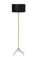 Lucide TONDO - Vloerlamp - Ø 38 cm - 1xE27 - Mat Goud / Messing - thumbnail