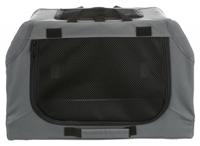 TRIXIE SOFT KENNEL EASY REISBENCH GRIJS 50X36X33 CM - thumbnail