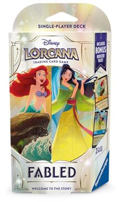 Disney Lorcana TCG Fabled starter deck Ariel & Mulan