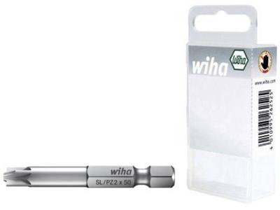 Wiha 7049XZ942 Bit Professional 70 mm PlusMin/Pozidriv 1/4" E6,3 in box 2-delig - 36082