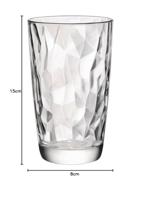 Bormioli Rocco Longdrinkglazen Diamond - Transparant - 470 ml - 6 stuks - thumbnail