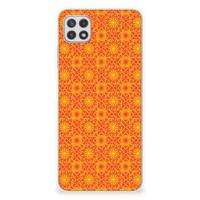 Samsung Galaxy A22 5G | TPU bumper | Batik Oranje - thumbnail