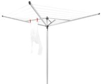 Brabantia topspinner droogmolen met metalen grondanker 40 meter metallic grey - thumbnail