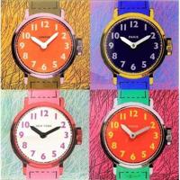 NeXtime klok 8158 time zones, 43x43.4 cm, wall, multi-color - thumbnail