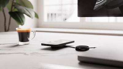 ZENS Aluminium Series Wireless Charger Pro 1 ZESC17B/00 Inductie lader Zwart - thumbnail